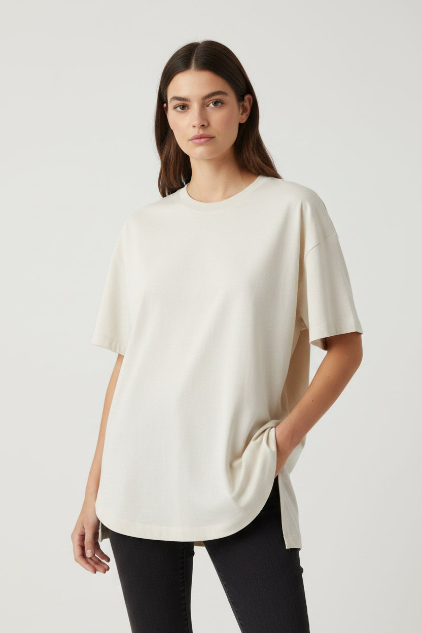 Tan shirt