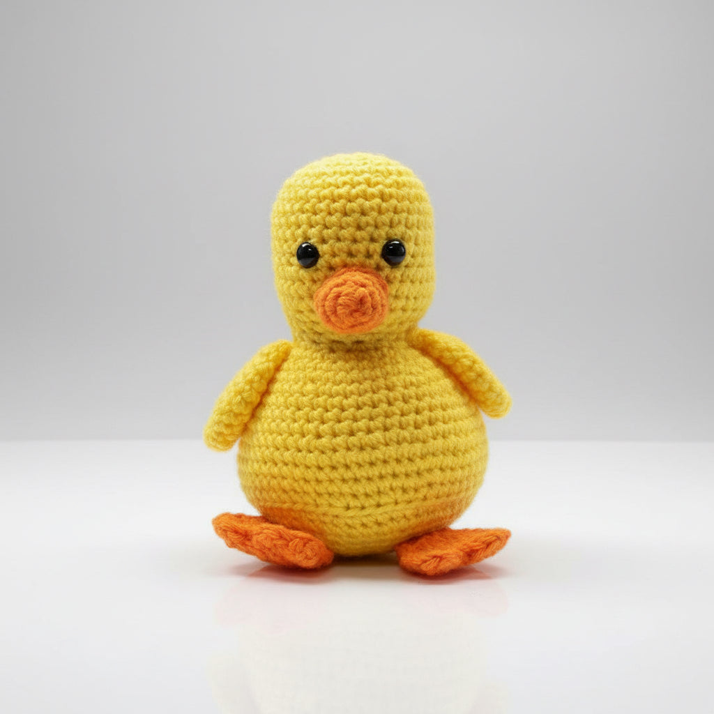 Locally made crochet duck 7inch|133