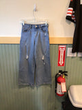 High Rise Baggy blue Jeans/Size 8|275