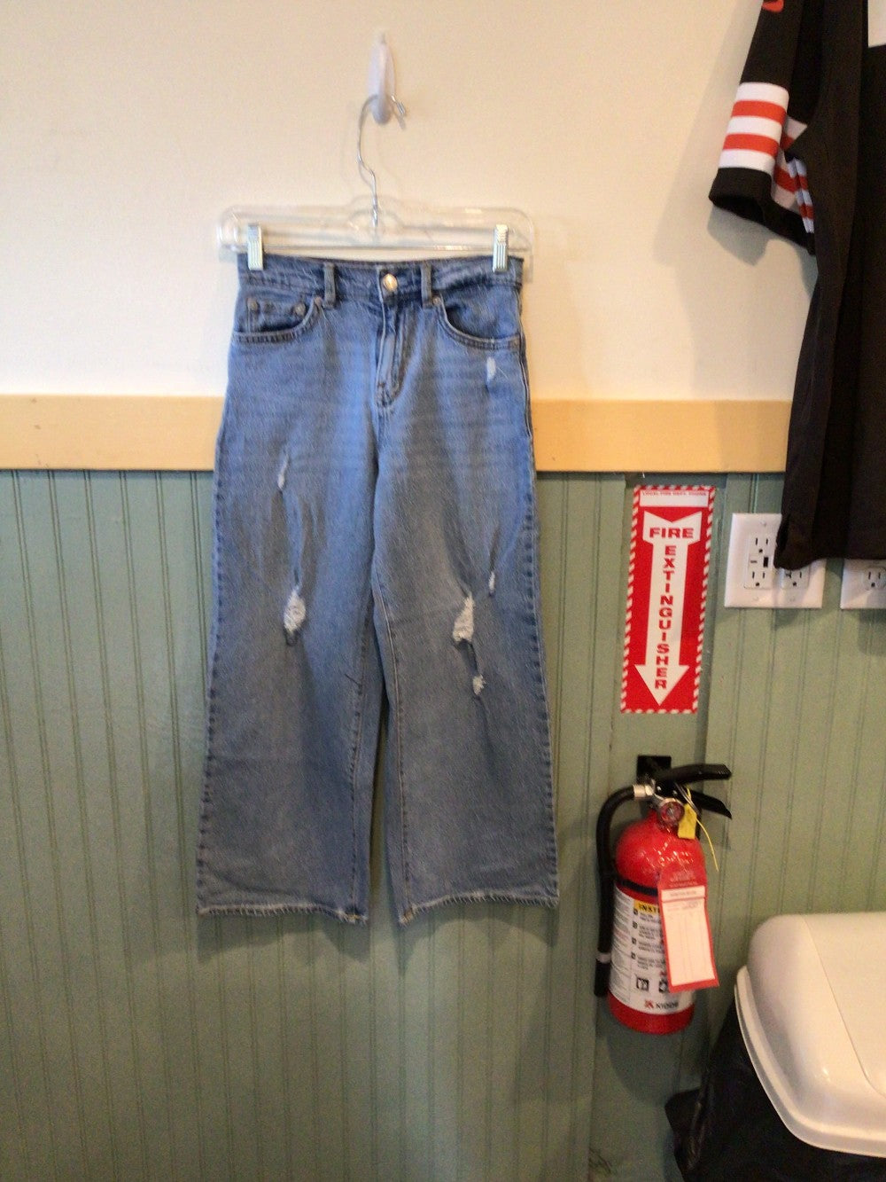 High Rise Baggy blue Jeans/Size 8|275