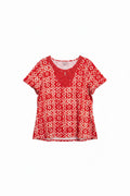 Womens short sleeve blouse 2X|80