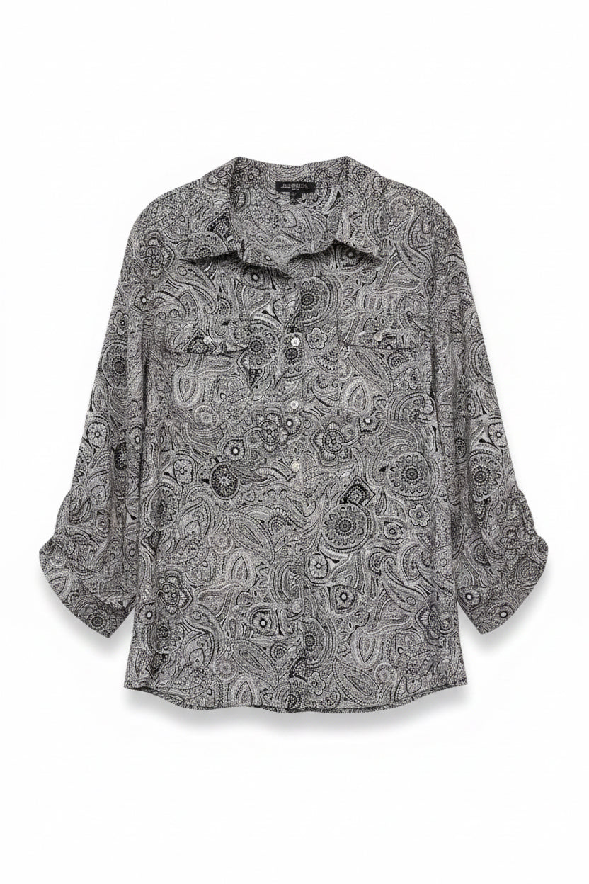 Womens long sleeve button up 2X|84