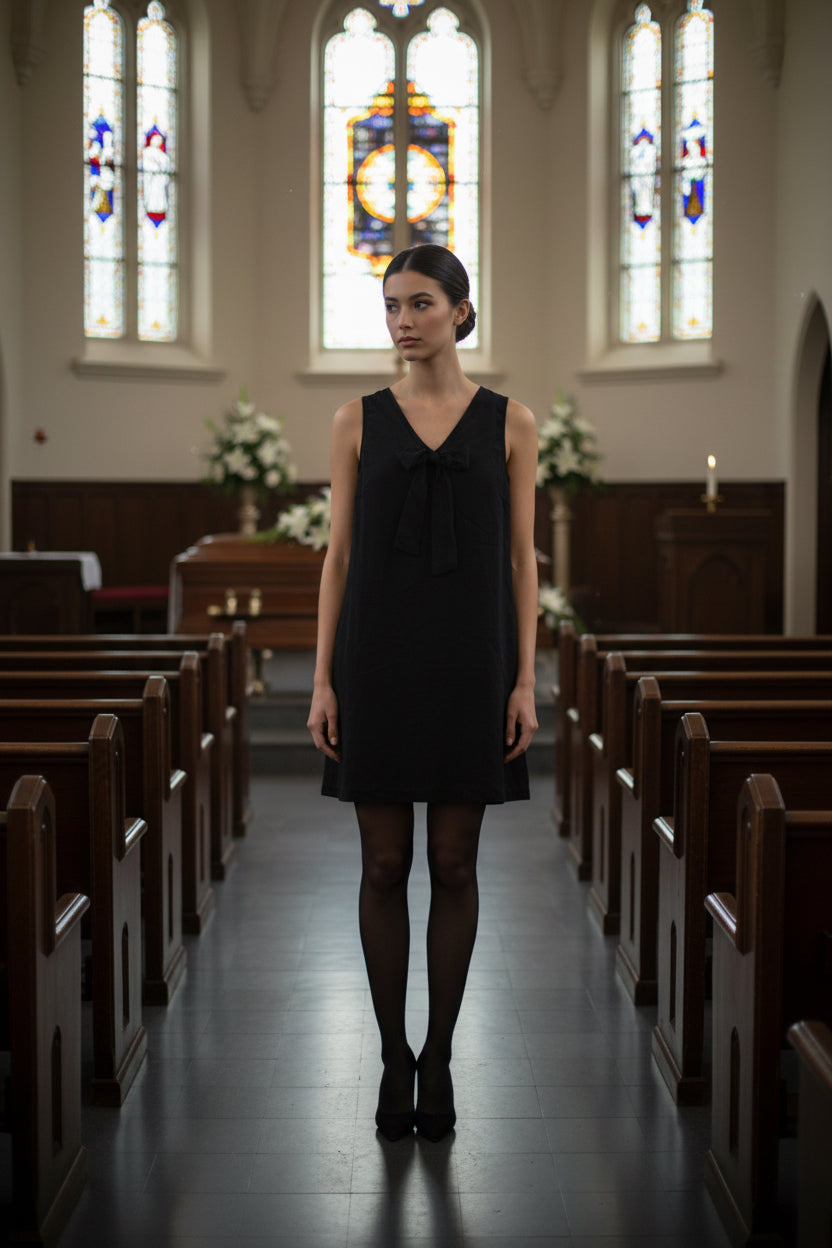 Black bow dress|167