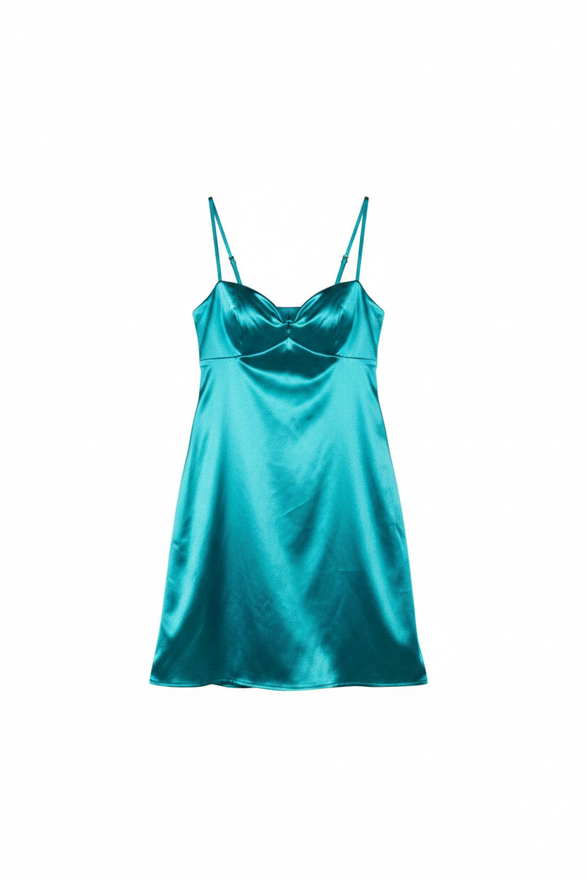 Satin homecoming dress size 4|225