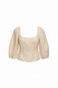 NWT canvas fitted blouse size 10|121